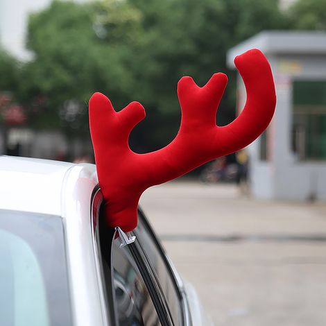 Kit de bois de renne pour voiture - Décorations de Noël festives pour voiture (1/5)