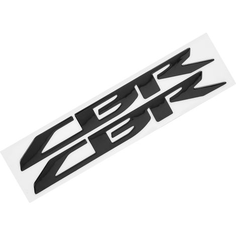 2-teiliger Motorradaufkleber, dekorativer Klebstoff, flexibler Kunststoff, Honda CBR250R 250RR 500R 650R 650F 954 schwarz (1/5)