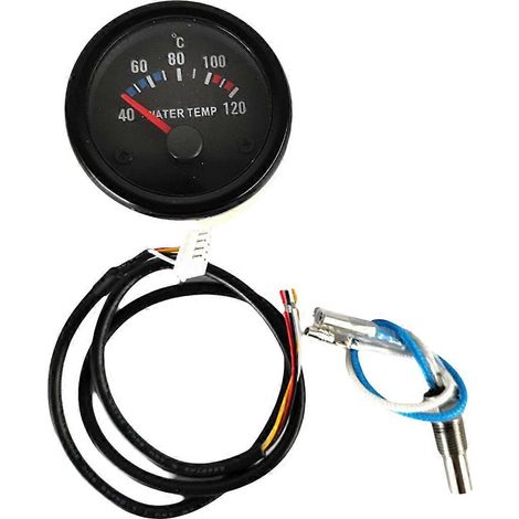 Kit de jauge de température d'eau à aiguille LED de 52 mm pour voiture, compatible avec la plupart des véhicules. (1/5)