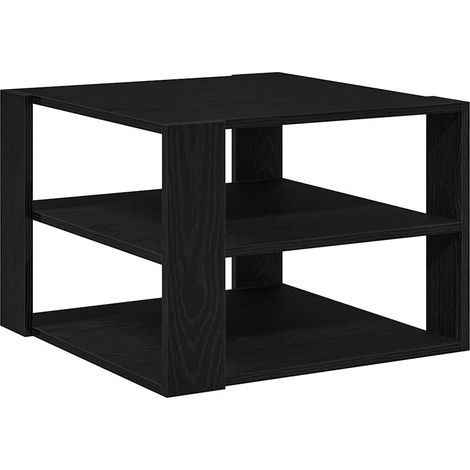 Maison Exclusive - Couchtisch Schwarze Eiche 58 x 58 x 40 cm Holz