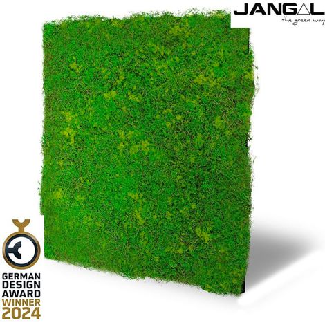 JANGAL Pannelli acustici Modulabili in FLORA sintetica ULTRAREALISTICA 52x52cm mod. LIGHT GREEN