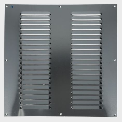 Rejilla de lamas 436 RENSON 400 x 400 mm - anodizado plata - 44004001