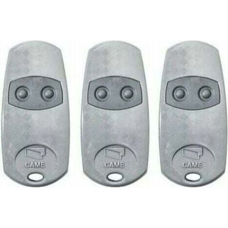 Télécommande Came TOP432EE Lot de 3 pièces code fixe 433,92 MHz pour portail