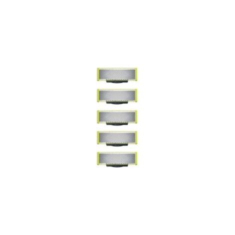 Kompatibel mit OneBlade – Ersatzklingen für den OneBlade Elektrorasierer/Trimmer, langlebiger Edelstahl, zum Trimmen, Stylen und Rasieren, 5er-Pack – Crezuo