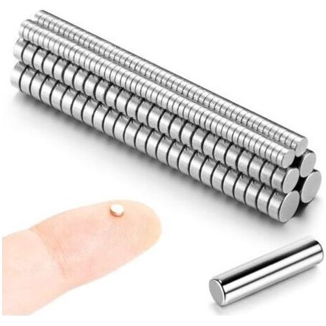 300pcs Aimants 3x1mm Tiny Magnets Aimants en Néodyme Aimants en Terres Rares Mini Aimants Petits Aimants Ronds (1/5)