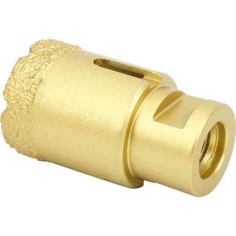 Trépan Diamant Brasé M14 35mm pour Béton, Marbre, Granit - Foret Professionnel pour Perceuse (1/5)