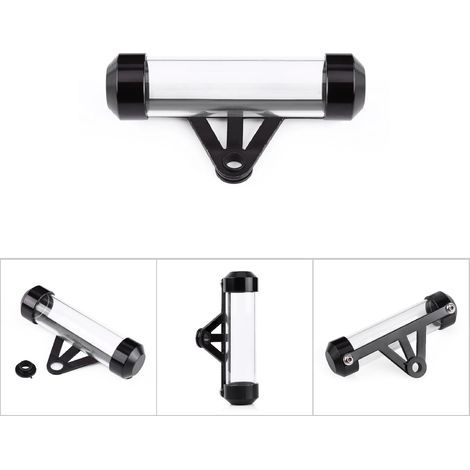 Porte-document étanche universel pour moto - Support cylindre plaque noire (1/5)