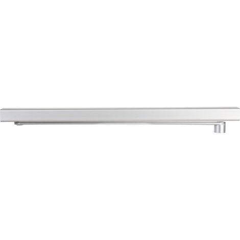 Dormakaba – Rail coulissant Dorma G-N compatible TS 91/92/93 – Aluminium argenté – Hauteur réglable – Pour porte à battant