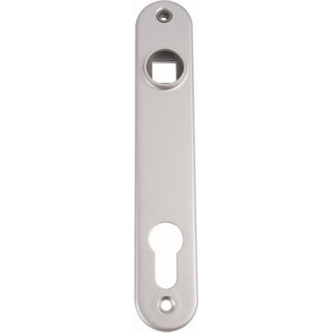 Plaque inox pour béquille de portail clé I entraxe 92 mm la paire - LOCINOX