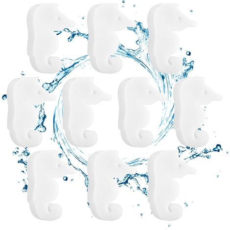 10-teiliges Schaumstoff-Absorber-Set für Pools Rückstandsfilter für Spa, Rasen, Garten, Terrasse, Außenboden, Schwimmbad, Zuhause, Badezimmer, Küche (1/5)