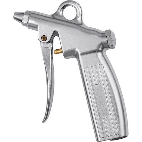 Pistola de soplado de aluminio. Dosable. Caquetero de 9 mm. Boquilla de Riegler de 1.5 mm