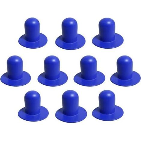 Pair Lntyq 10 Pièces Bouchon Piscine,Bleu Bouchon de Piscine,Bouchon de Trou Crépine Pompe Filtre,Piscine Hors Sol Caoutchouc Hors Vidange Accessoire pour Compatible avec Intex et Bestway Spa Piscines (1/5)