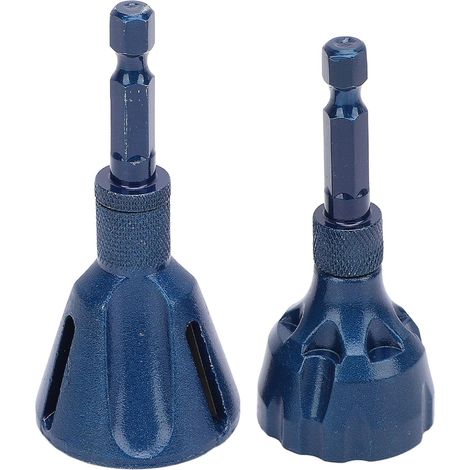 Outil d'élimination des Bavures, Ensemble d'Outils de Chanfrein en Acier au Tungstène, Tailles 2 Pièces de 3 à 20 Mm et 5 à 25 Mm, Tige Hexagonale de 1 à 4 Pouces, pour la Réparation de (1/5)
