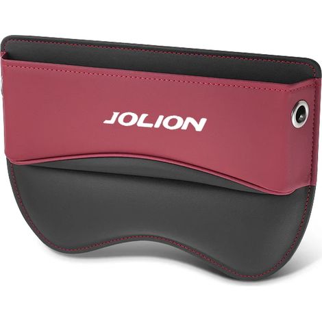 (Pour rouge) Boîte de rangement pour siège auto, organisateur d'espace entre les sièges, sac latéral prévu pour le câble de chargement, accessoires auto pour Haval Jolion (1/5)