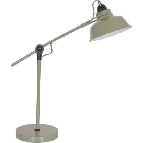 Mexlite - lámpara de mesa - Nove - verde - metal - Ø 18cm - E27 -