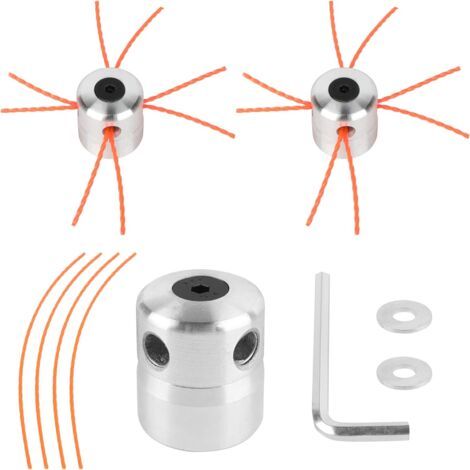 têtes de débroussailleuse universelles en aluminium, filetage nylon M8 M10 (1/5)