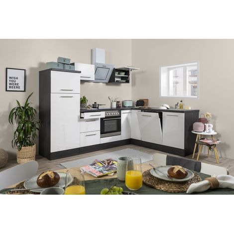 Cuisine Cuisine d'angle Chêne blanc Amanda 260 x 200 cm Respekta Premium (1/4)