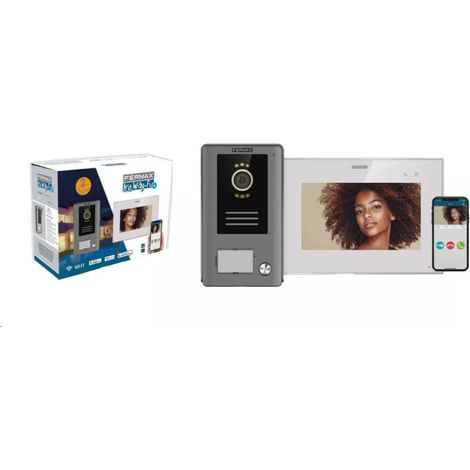 Kit portier vidéo connecté WAY-FI PLUS 7 pouces 1 bouton FERMAX