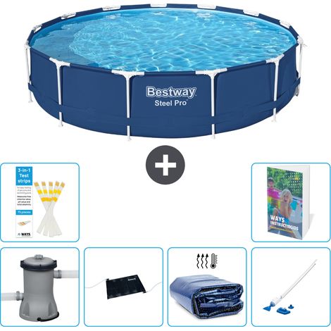 Bestway Steel Pro Rund - 396x84 cm - 7-teilig S252