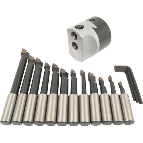 ELMAG Universal-Ausdrehkopf 12-225 mm, inkl. Bohrstangensortiment 12-tlg., 18mm Bohrstangen (1/3)