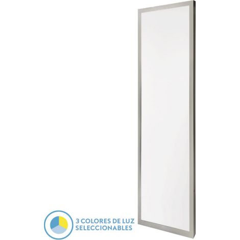 Panel Llano 72w 3000k-4000k-6500k 3,8x30x120 Cm Niquel 7200lm (1/2)