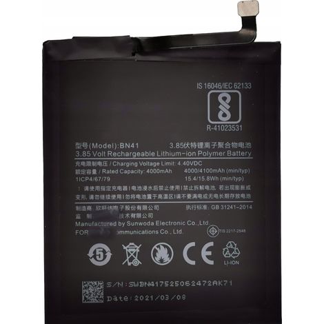 Batería nueva para Xiaomi Redmi Note 4 MediaTek BN41 (1/3)