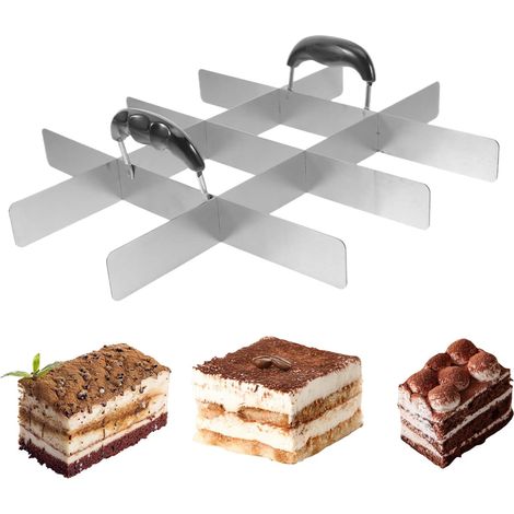 Découpeur à Gâteau pour Parts Égales Découpeur Carré en