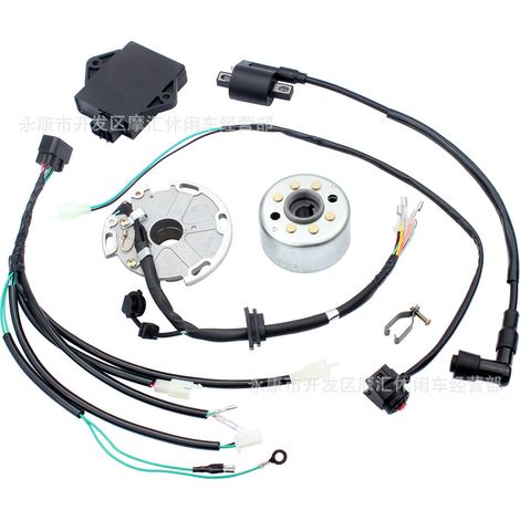 LIFAN 140/160CC full wiring harness circuit start CDI ignition coil kit for off-road motorcycles (1/4)