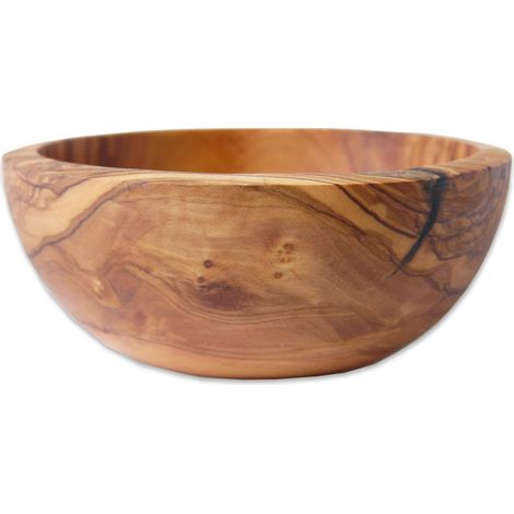 Bol à Céréales en Bois d'Olivier Ø 16 cm, Bol de Petit-Déjeuner et Coupelle à Snack - PANGIVO (1/2)