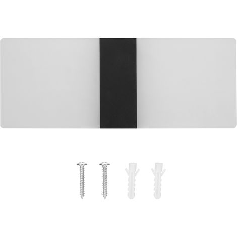 Applique murale LED acrylique pour chambre intérieure, lampe de chevet (lumière chaude et noir S) (1/5)