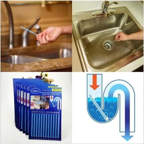 Lot de 12 bâtonnets déodorants Sani Sticks pour le traitement des eaux usées (1/4)