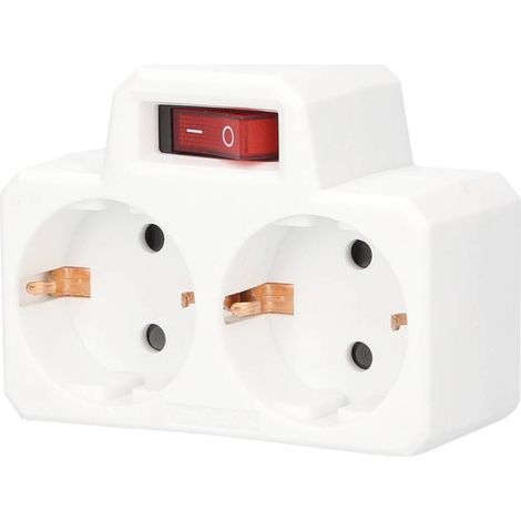 Conector doble con interruptor GSC 103000001 (1/4)