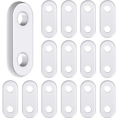 20 pesi per tende,pesi in ferro per tende,accessori in ferro bianco Adatti per appendini per finestre della camera da letto (1/4)