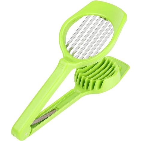 Go Go Gadget Pilzschneider, Eierschneider, Multifunktionsschneider, Küchenutensil, Edelstahl, Grün (1/2)