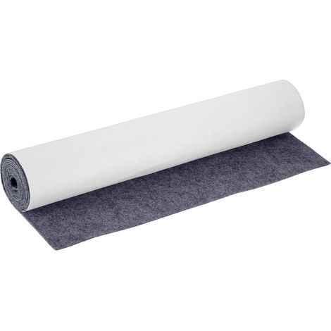 Feutrine Autocollante Tissus Autocollant Gris Foncé - 40 x 220 cm 1 mm (1/5)