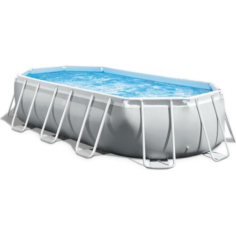 Piscine tubulaire ovale Intex Prism Frame 5,03 x 2,74 x 1,22 m (1/5)