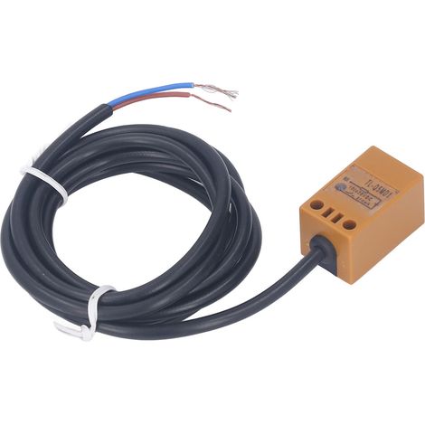 Induktiver Näherungssensor, 5 mm Erfassungsbereich, NPN, 2-Draht, normalerweise offen, quadratischer Metall-Induktions-Näherungsschalter, 10–30 V DC (1/5)