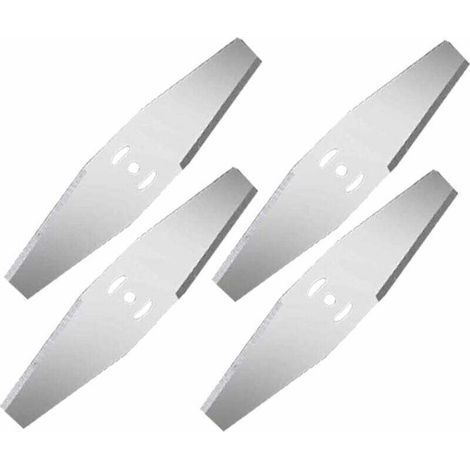 Remplacement des Têtes de Lame de Coupe-Herbe Tondeuse à Gazon Lames de Débroussailleuse Têtes de Lame De Désherbant(Blade x 4) (1/5)