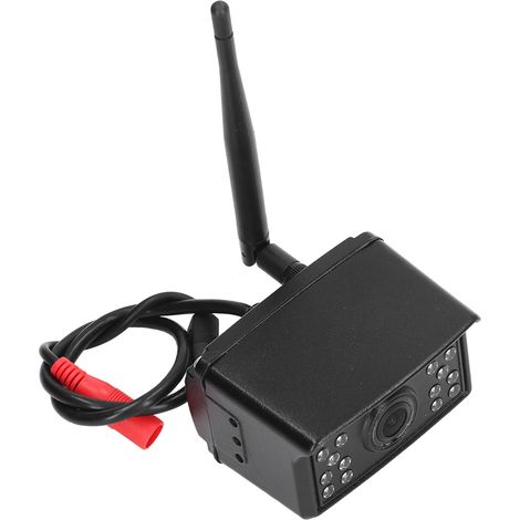 Caméra de recul WiFi HD, étanche IP67, 18 LED, DC12V à 36V, image claire, compatible avec les systèmes iOS et Android, convient aux voitures, camions, camping-cars et remorques. (1/5)
