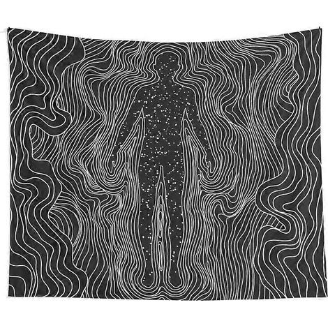 Tapisserie décorative pour la maison, style hippie psychédélique abstrait, tapis de yoga, décoration murale esthétique pour la chambre, tapisseries murales en tapiz
