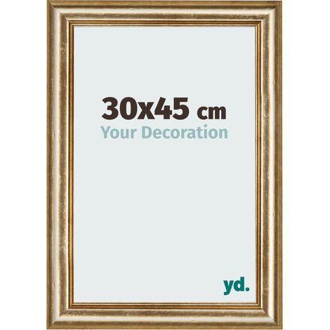 yd. - Cadre photo 30x45 - Or Antique - MDF - Lazio