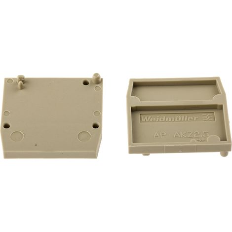 Flasque d&146extrémité Weidmuller, série AP pour Blocs terminal à rail DIN ( Prix pour Paquet de 10 )