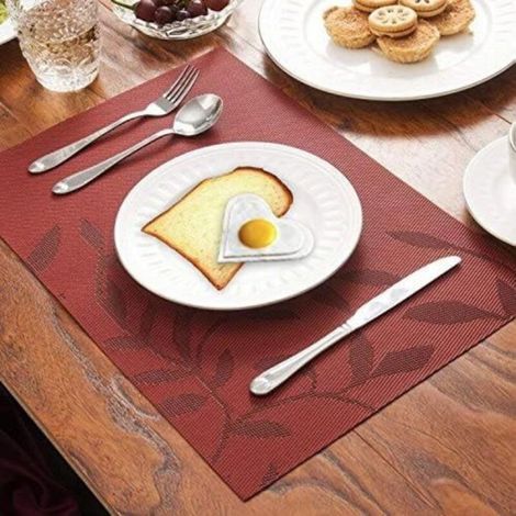 Sets de table lavables - - Antidérapant - Résistant à l'usure - Résistant à la chaleur jusqu'à 80 °C (1/4)