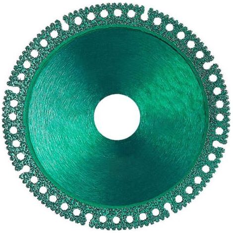 Pair Lame de coupe multifonctionnelle, diamant, lame de scie composite à matrice en acier à haute teneur en manganèse, disque de verre pour carreaux de céramique de 100 mm de diamètre pour meuleuse d' (1/3)