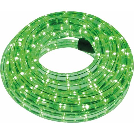 Tube lumineux LED, guirlande lumineuse, tube LED extérieur, cordon lumineux, flexible lumineux, décoration pour intérieur et extérieur, 36 LED/mètre, vert, 9 m (1/5)