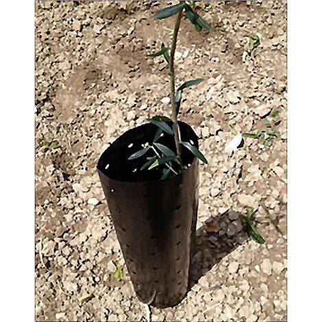 WURKO protector arboles 60x20 cm g900 , Protector de arboles y arbustos de plásticoTamaño 60x20cmGalga 900 Fabricada en polietileno con varios agujeros que permiten que