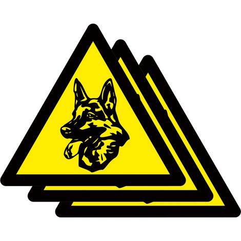 WAK-H Aufkleber Wachhund 3er (1/2)