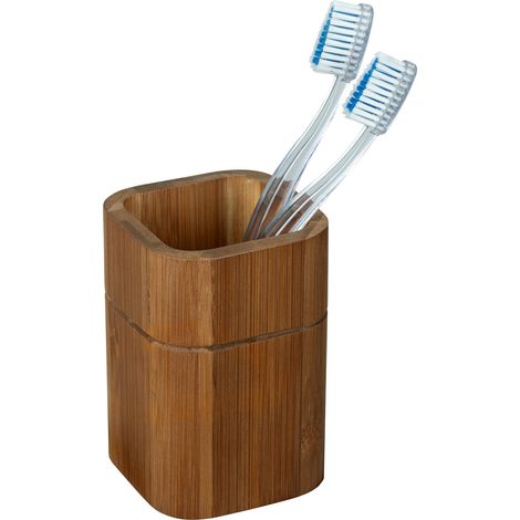 Mug de salle de bain en bambou dur SERRO (1/5)