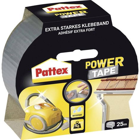 Ruban adhésif toilé Pattex Power Tape Pattex PT2DS argent (L x l) 25 m x 50 mm caoutchouc 1 pc(s) (1/4)