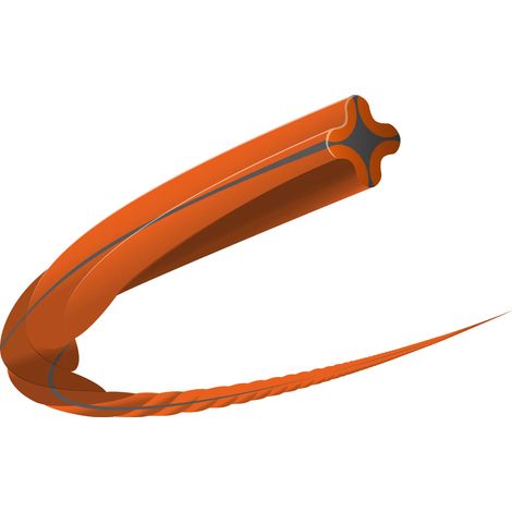 Filo da taglio Husqvarna Whisper Twist per decespugliatori e tagliabordi, 2,4 mm x 77 m (1/6)